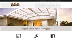 Desktop Screenshot of impactocristal.com.br