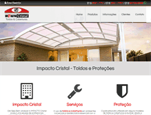 Tablet Screenshot of impactocristal.com.br